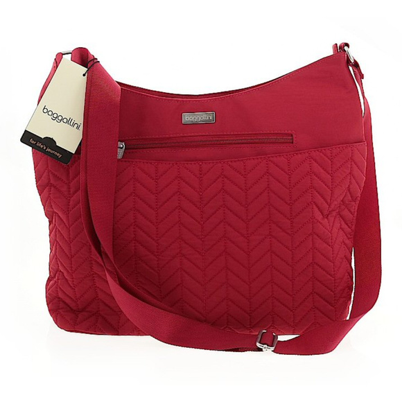 Baggallini Handbags - NWT NEW Baggallini red crossbody handbag purse bag